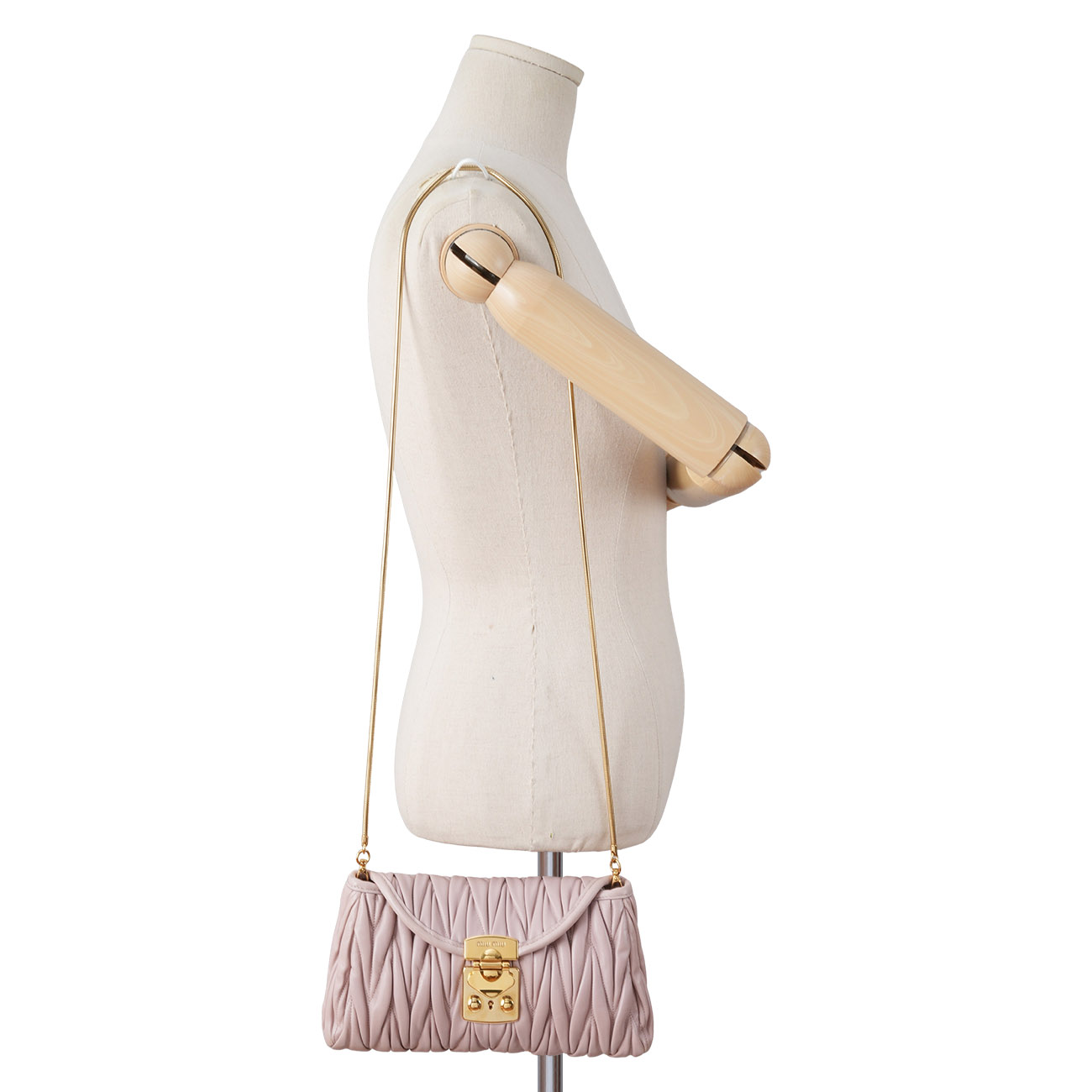 MIU MIU(USED)미우미우 5BH196 마틀라세 체인 백
